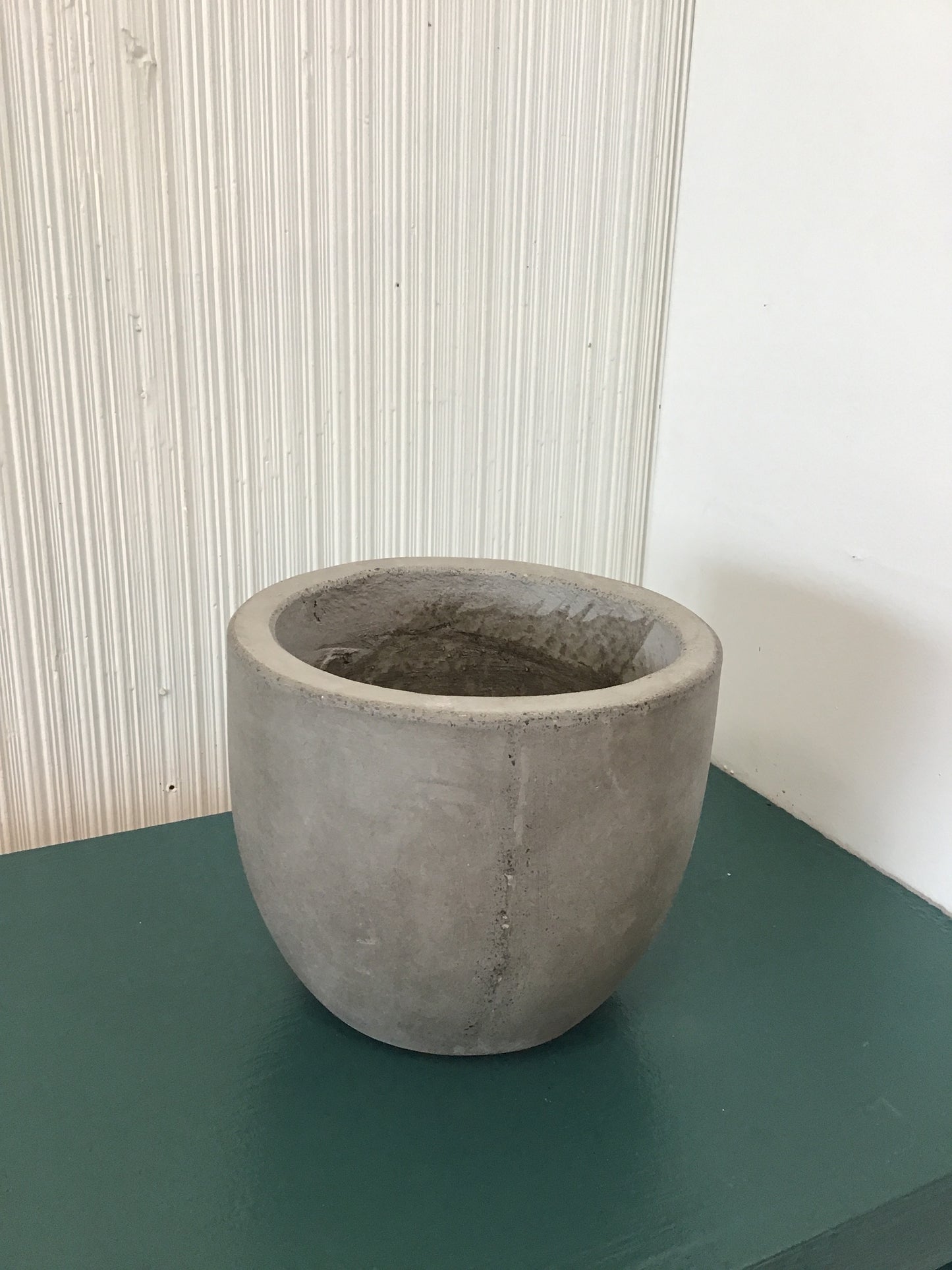 Grey Faux Ceramic Pot