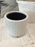 White Glazed Vertical