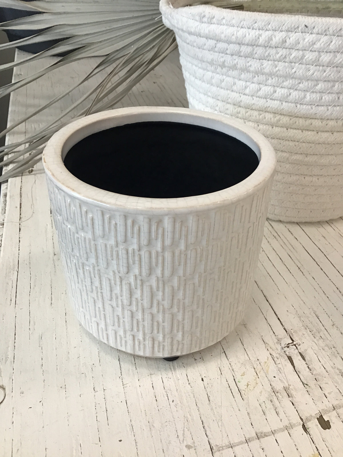 White Glazed Vertical