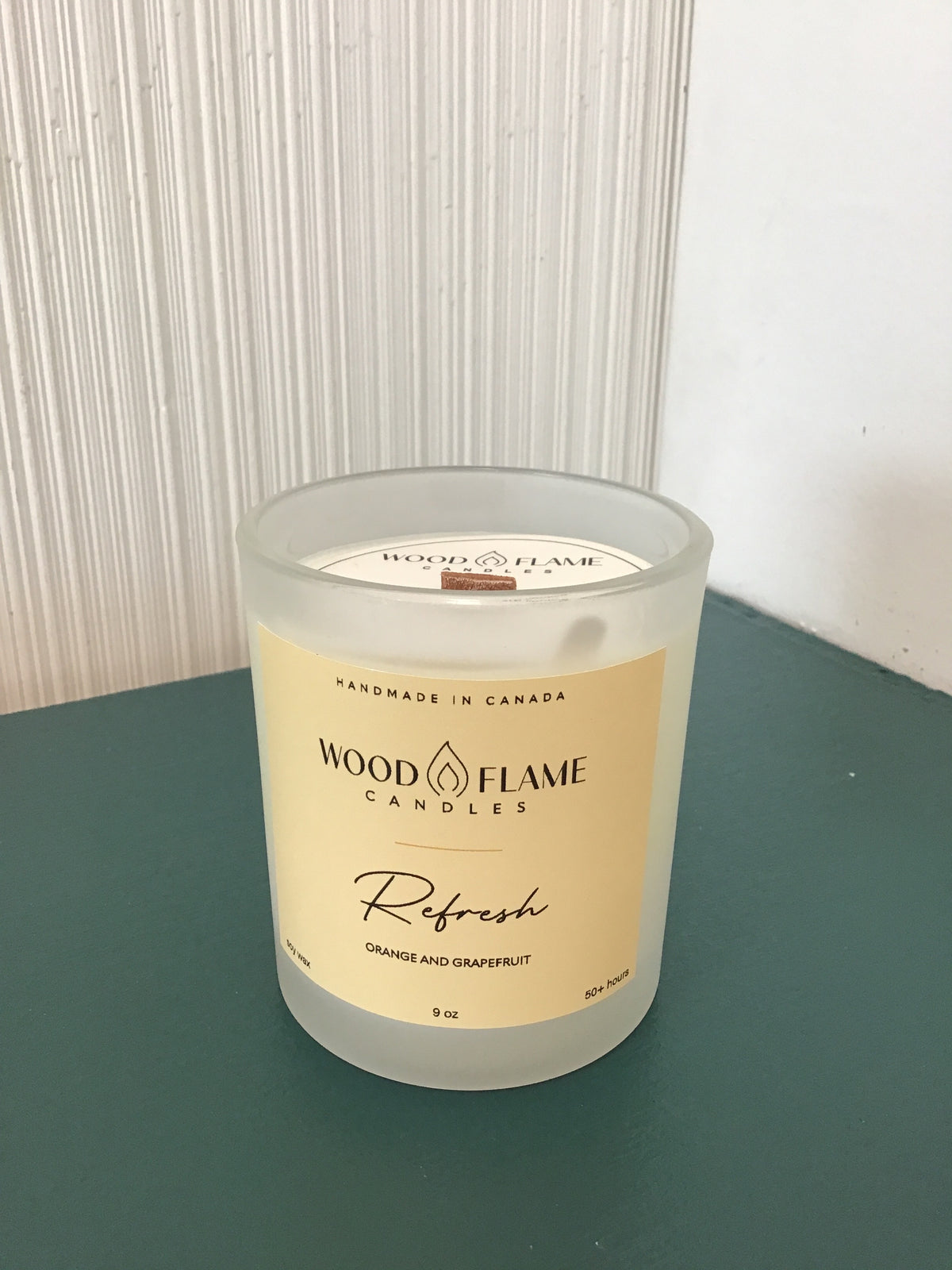 Wood Flame Candles