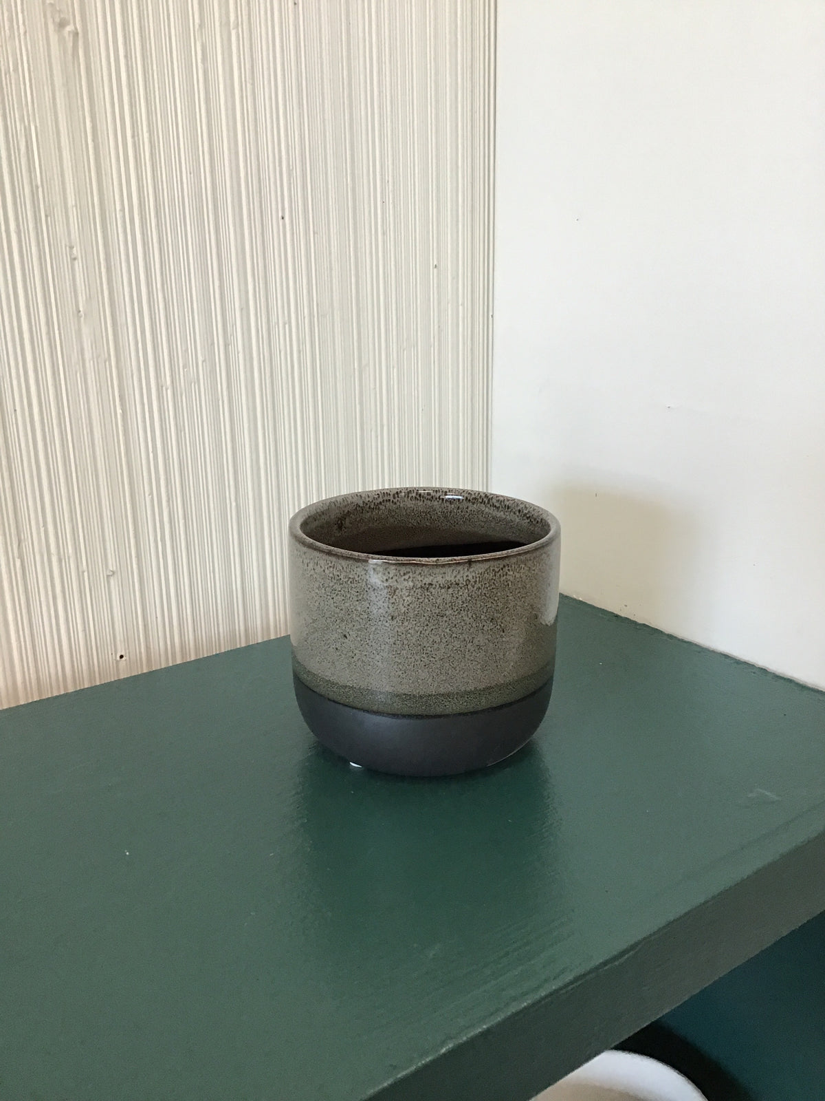 4” Two Tone Grey Pot