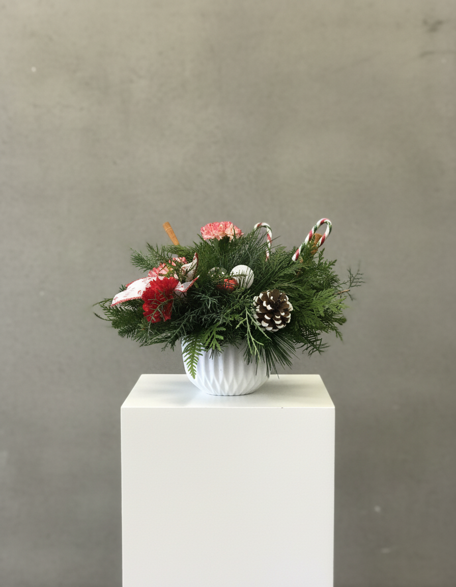 Candy Cane Lane Centrepiece