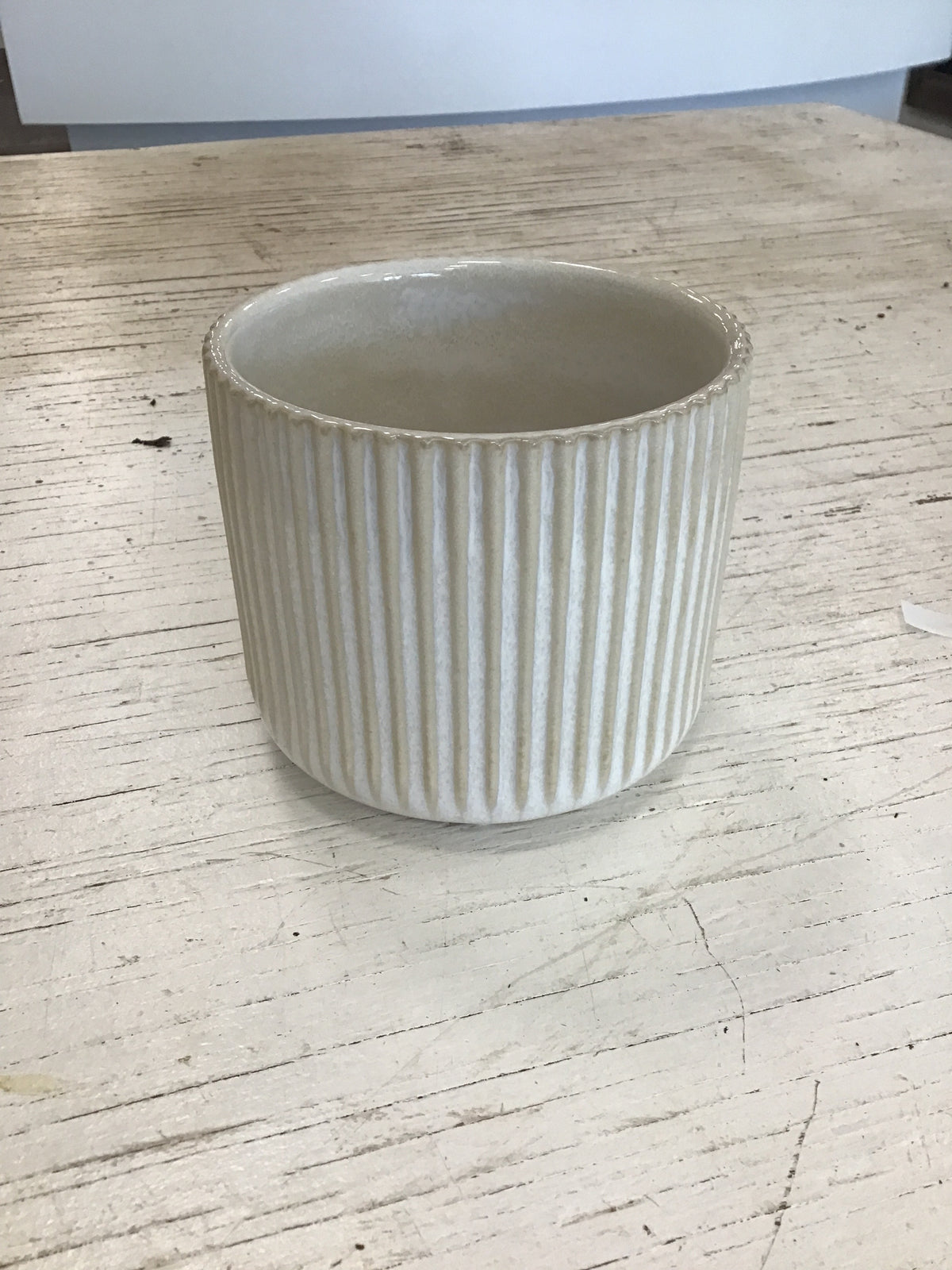 White Ceramic Pot