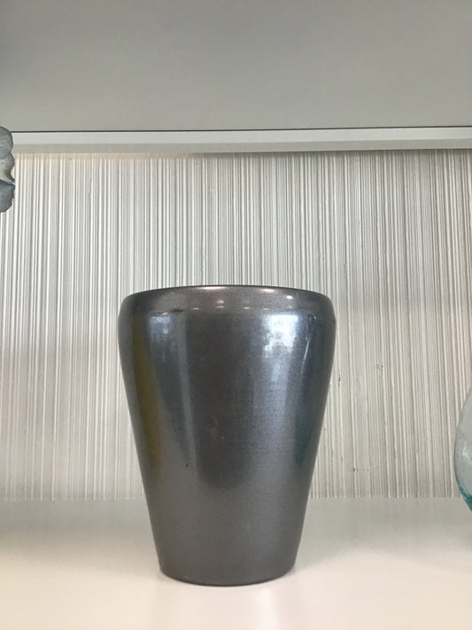 Grey Opening Vase