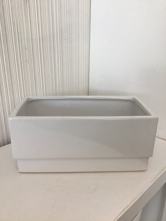 Textured Rectangle Pot