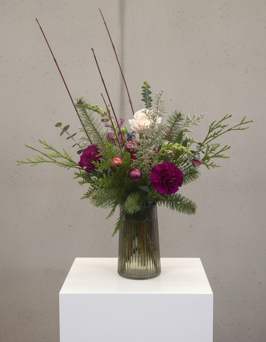Sugar Plum Vased Arrangement