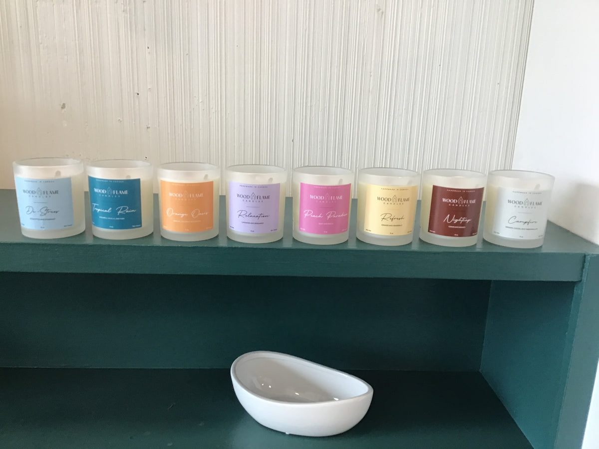 Wood Flame Candles