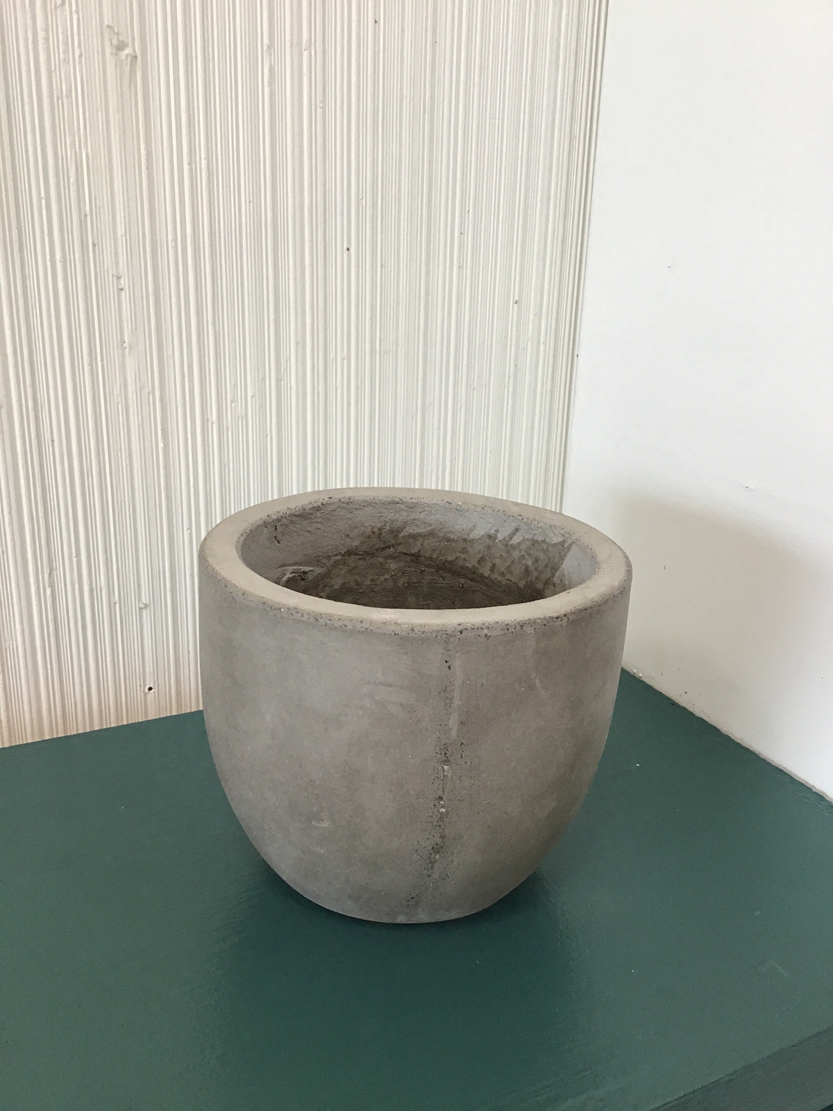 Grey Faux Ceramic Pot