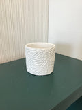 4” Sancho White Pot
