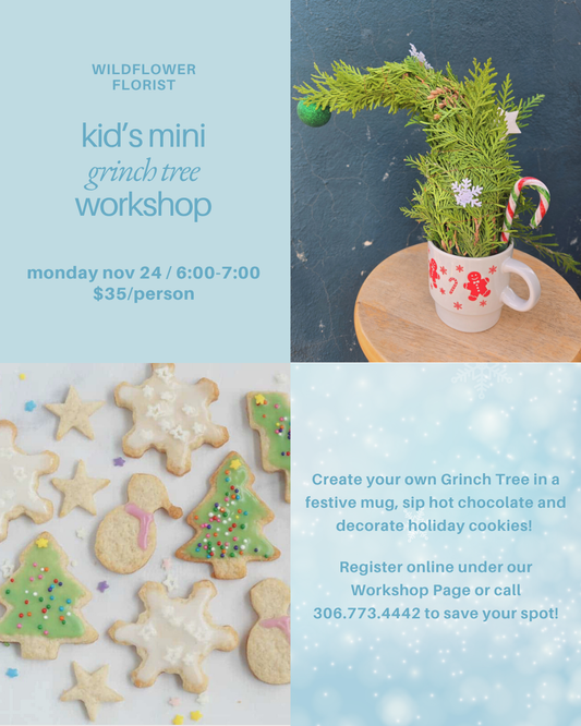 Kid’s Mini Grinch Tree Workshop