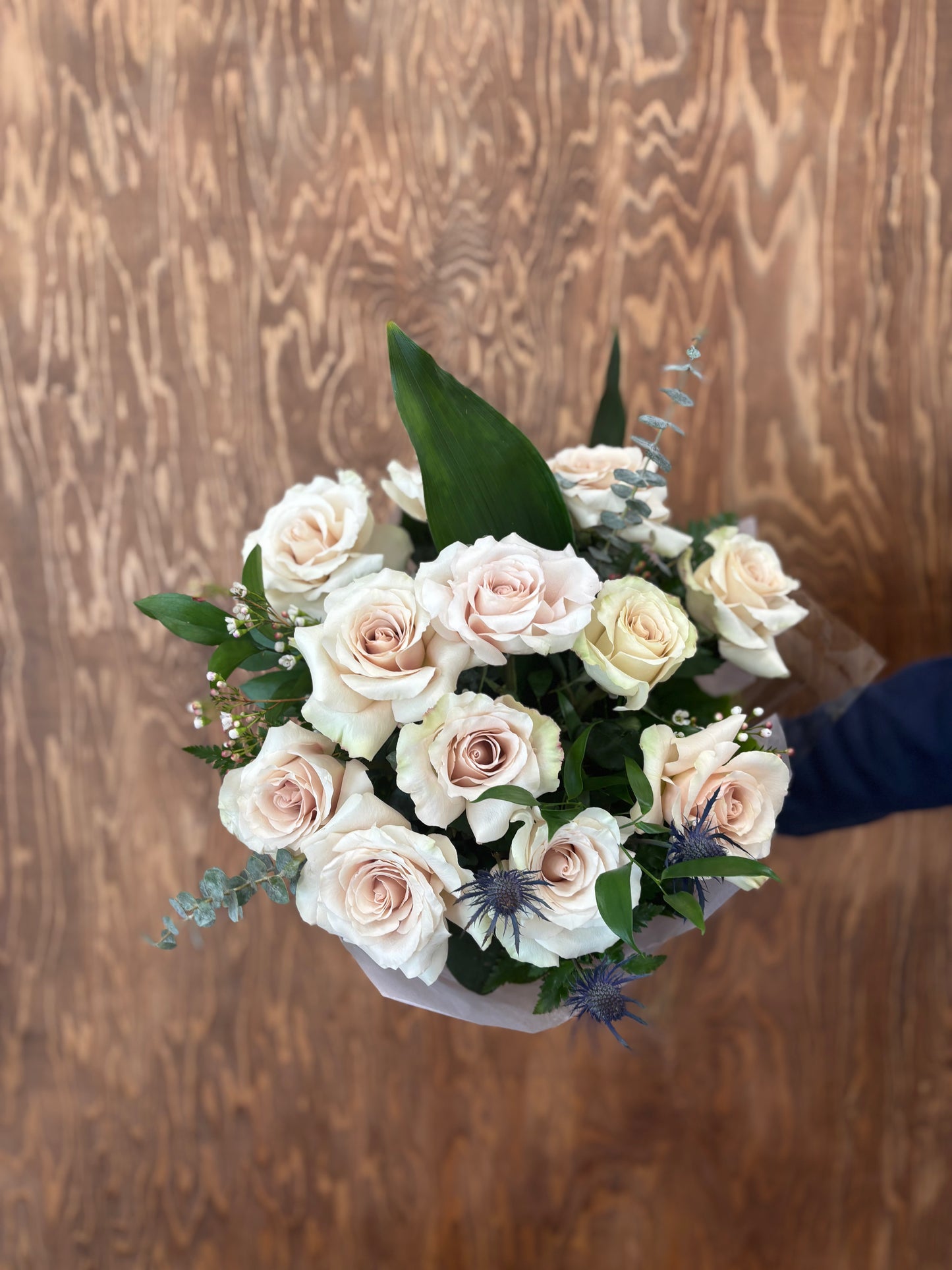 Elegance Hand-Tied Rose Bouquet