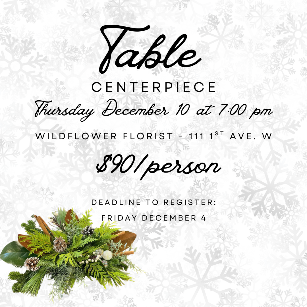 Christmas Table Centerpiece Workshop